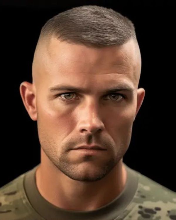 professional men's haircut