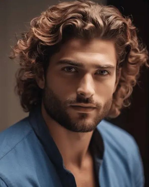 long curly haircut